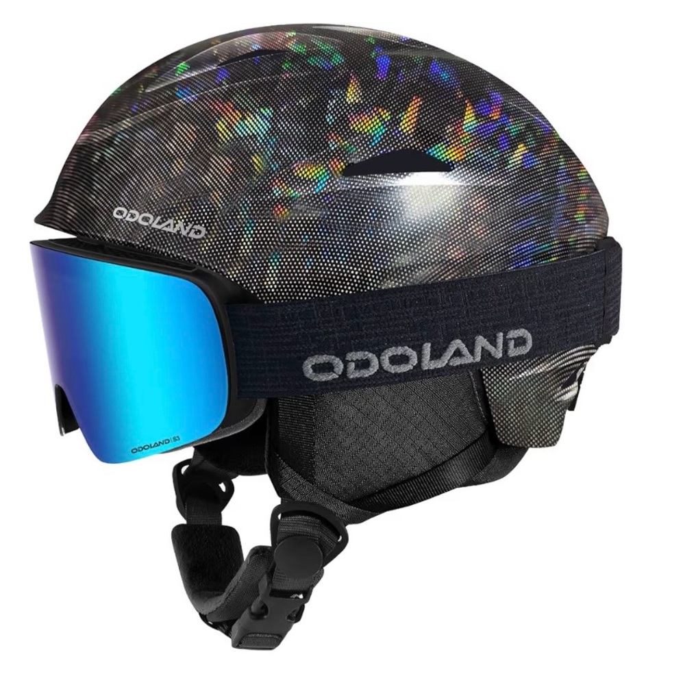 Odoland Ski Helmet, Snowboard Helmet with Ski Goggles **New, Opened Box**